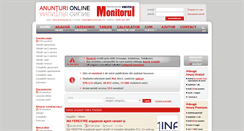 Desktop Screenshot of anunturi.monitorulsv.ro